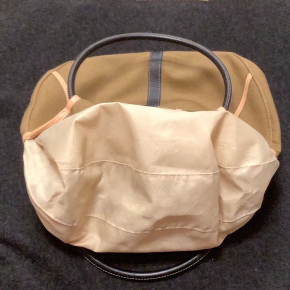 LONGCHAMP Canvas Hobo handbag possible shoulder bag EUC - Picture 9 of 13